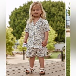 Reformation Kids Lompoc Linen Two Piece Pixie - Size 5T